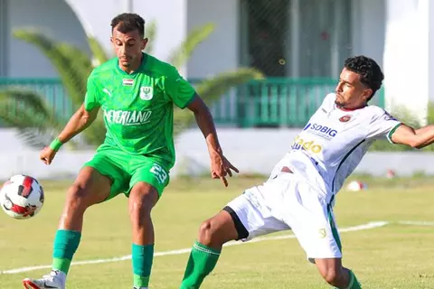 بقيادة عمر الساعي.. المصري يهزم هلال الرياضي التونسي بثلاثية وديًا